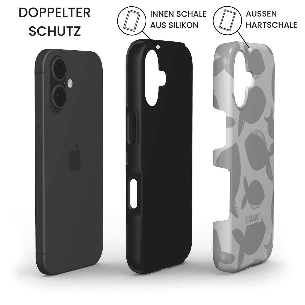 GESEGNET robuste Handyhülle in Grau Tech Accessories Podbase 