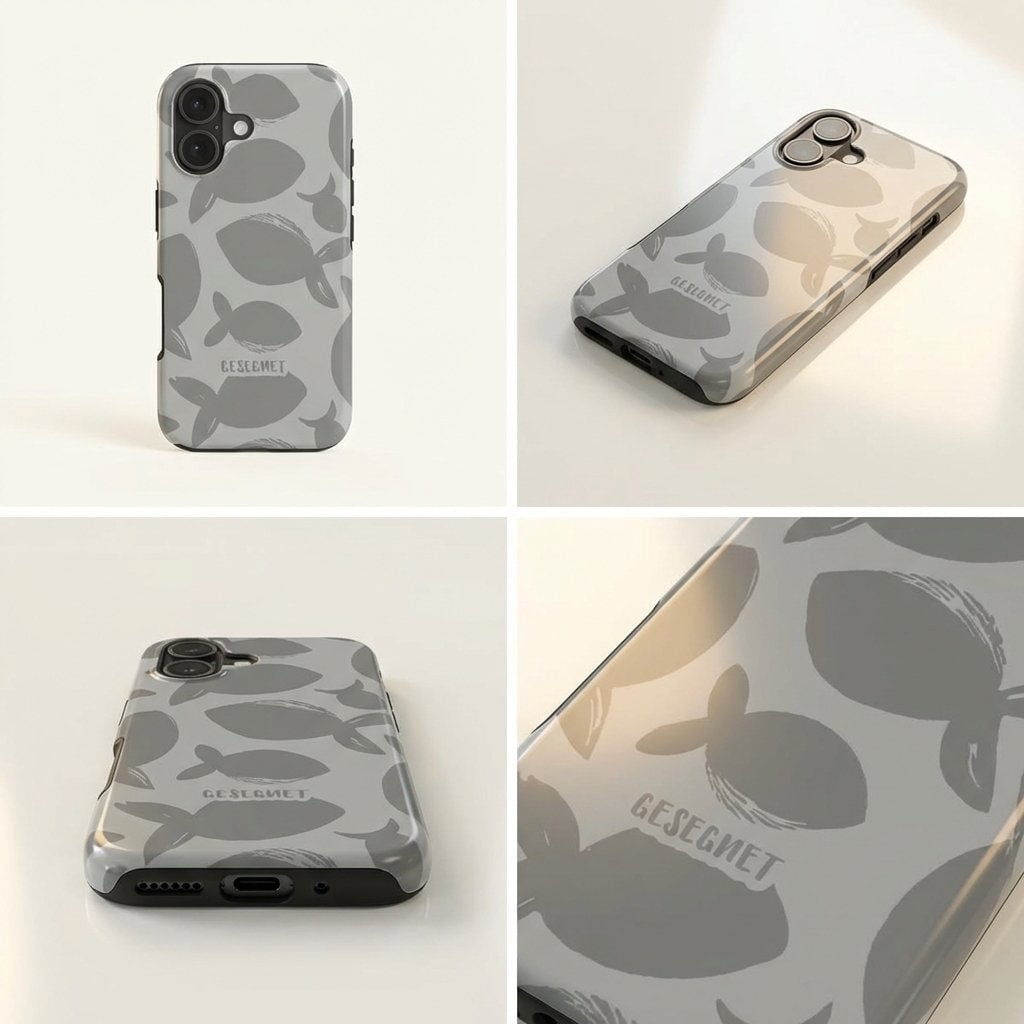 GESEGNET robuste Handyhülle in Grau Tech Accessories Podbase 