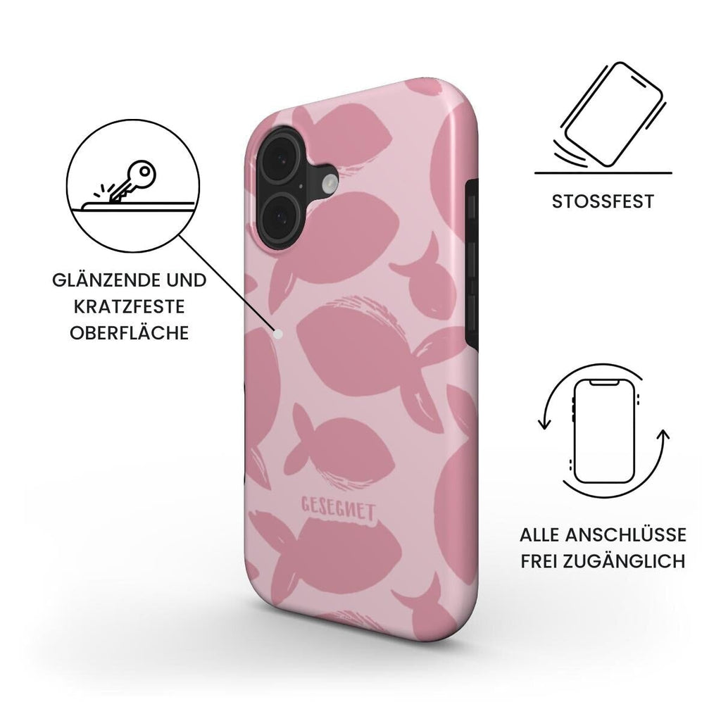GESEGNET robuste Handyhülle in Rosa Tech Accessories Podbase 