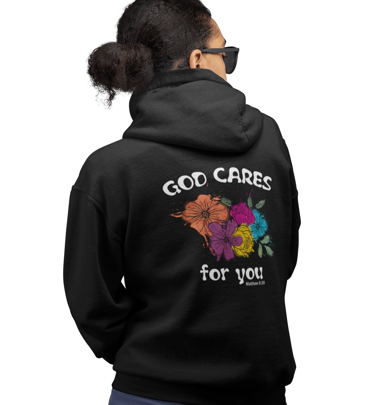 GOD CARES STREETWEAR HOODIE BACKPRINT Cruiser Hoodie 2.0 ST/ST Shirtee 
