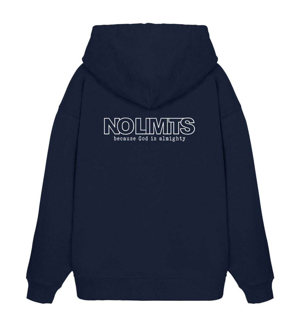 GOD IS ALMIGHTY STREETWEAR OVERSIZED HOODIE BACKPRINT Slammer Oversize Hoodie 2.0 ST/ST Shirtee Dunkelblau XS 