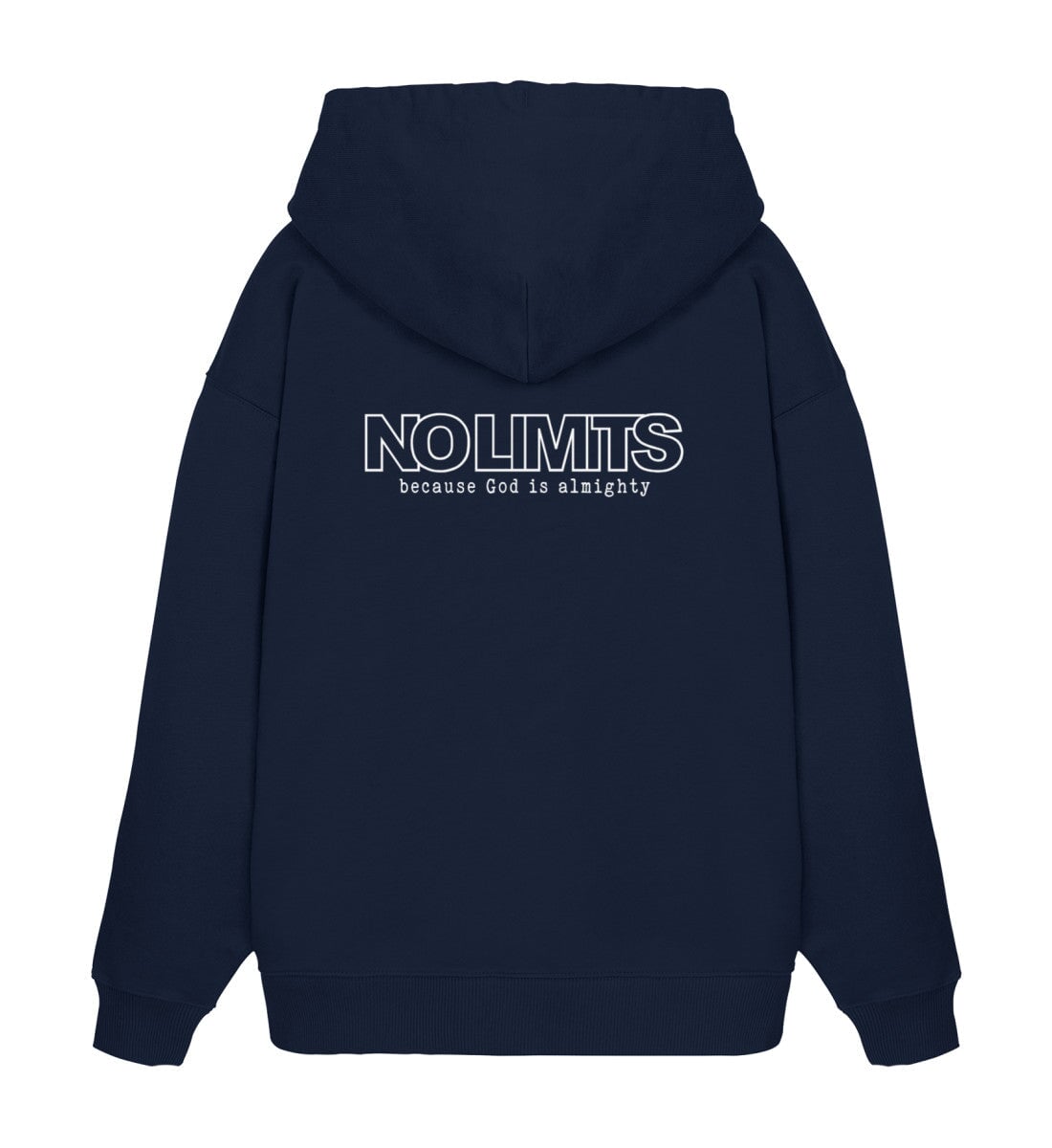 GOD IS ALMIGHTY STREETWEAR OVERSIZED HOODIE BACKPRINT Slammer Oversize Hoodie 2.0 ST/ST Shirtee Dunkelblau XS 