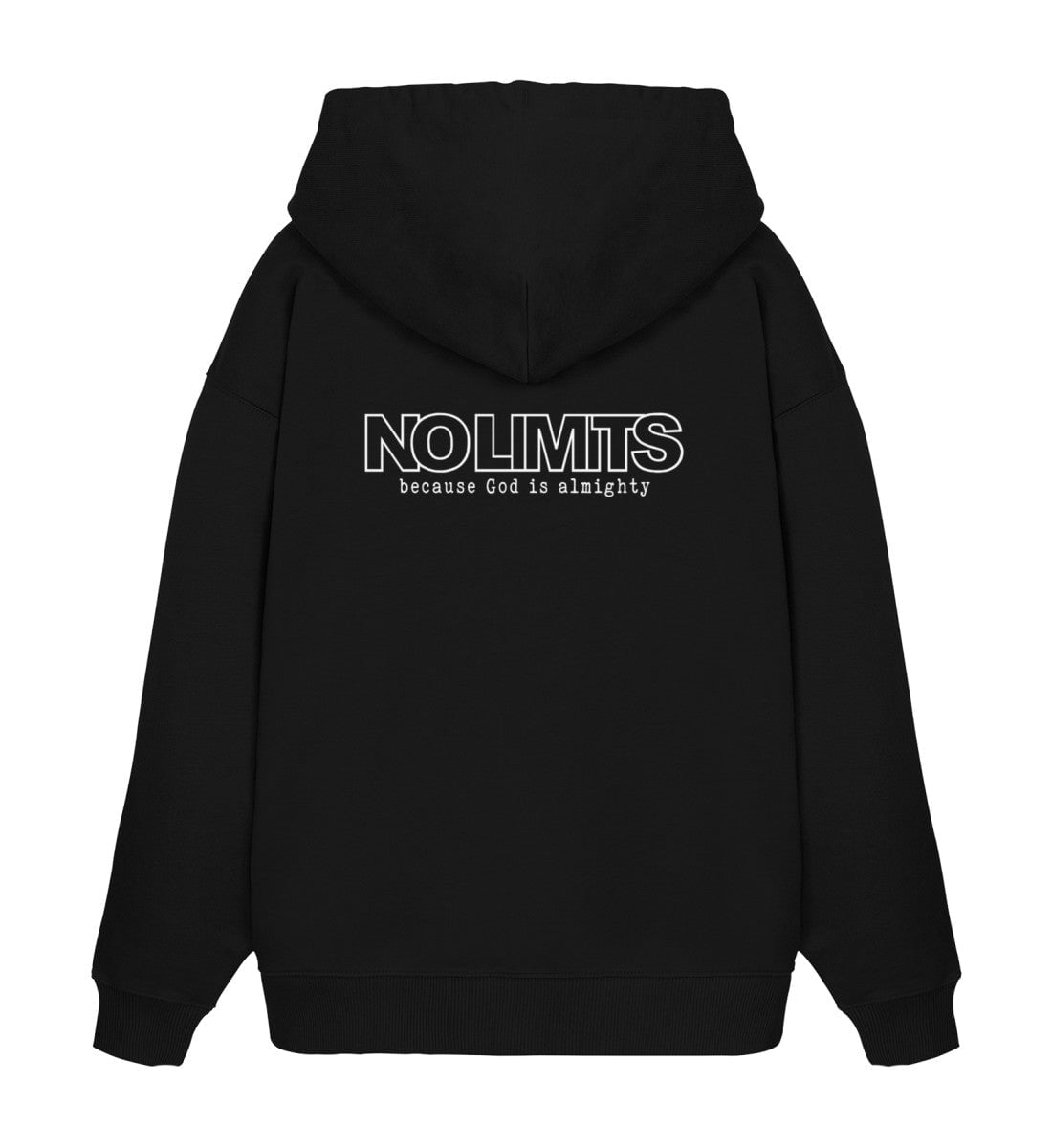 GOD IS ALMIGHTY STREETWEAR OVERSIZED HOODIE BACKPRINT Slammer Oversize Hoodie 2.0 ST/ST Shirtee Schwarz XS 