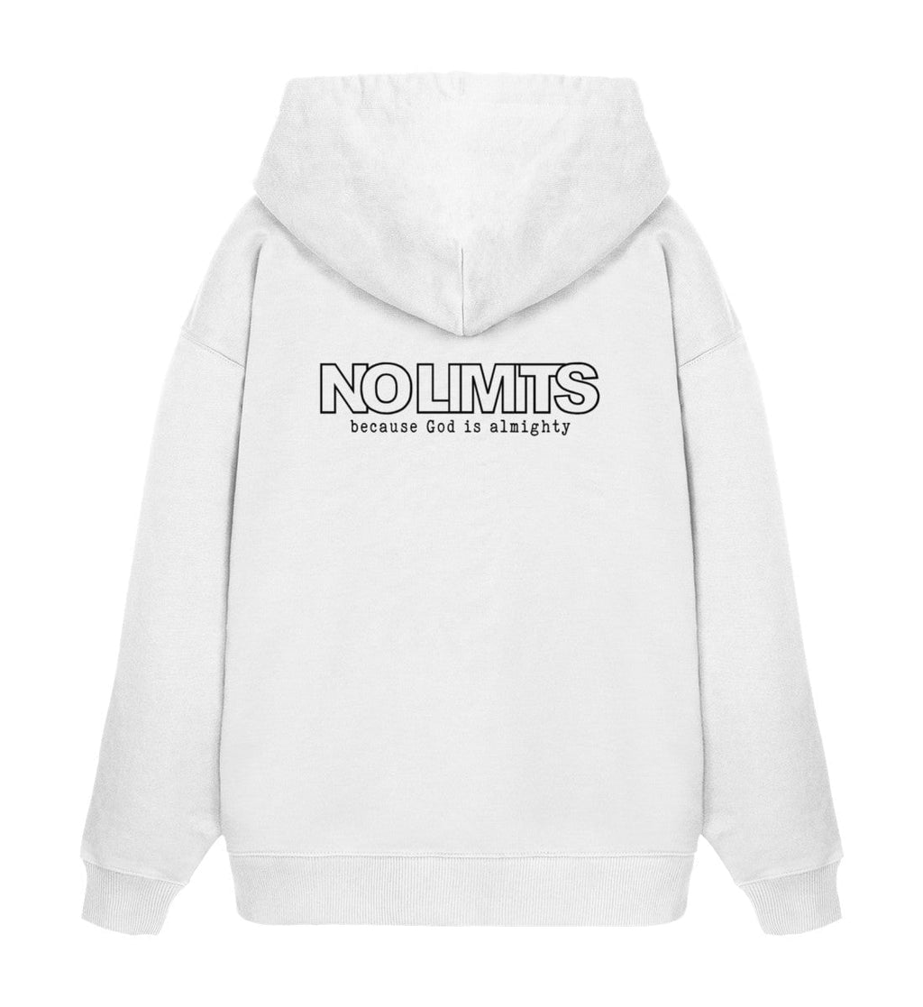 GOD IS ALMIGHTY STREETWEAR OVERSIZED HOODIE BACKPRINT - Unisex Oversized Organic Hoodie 2.0 Slammer Oversize Hoodie 2.0 ST/ST Shirtee White XS 