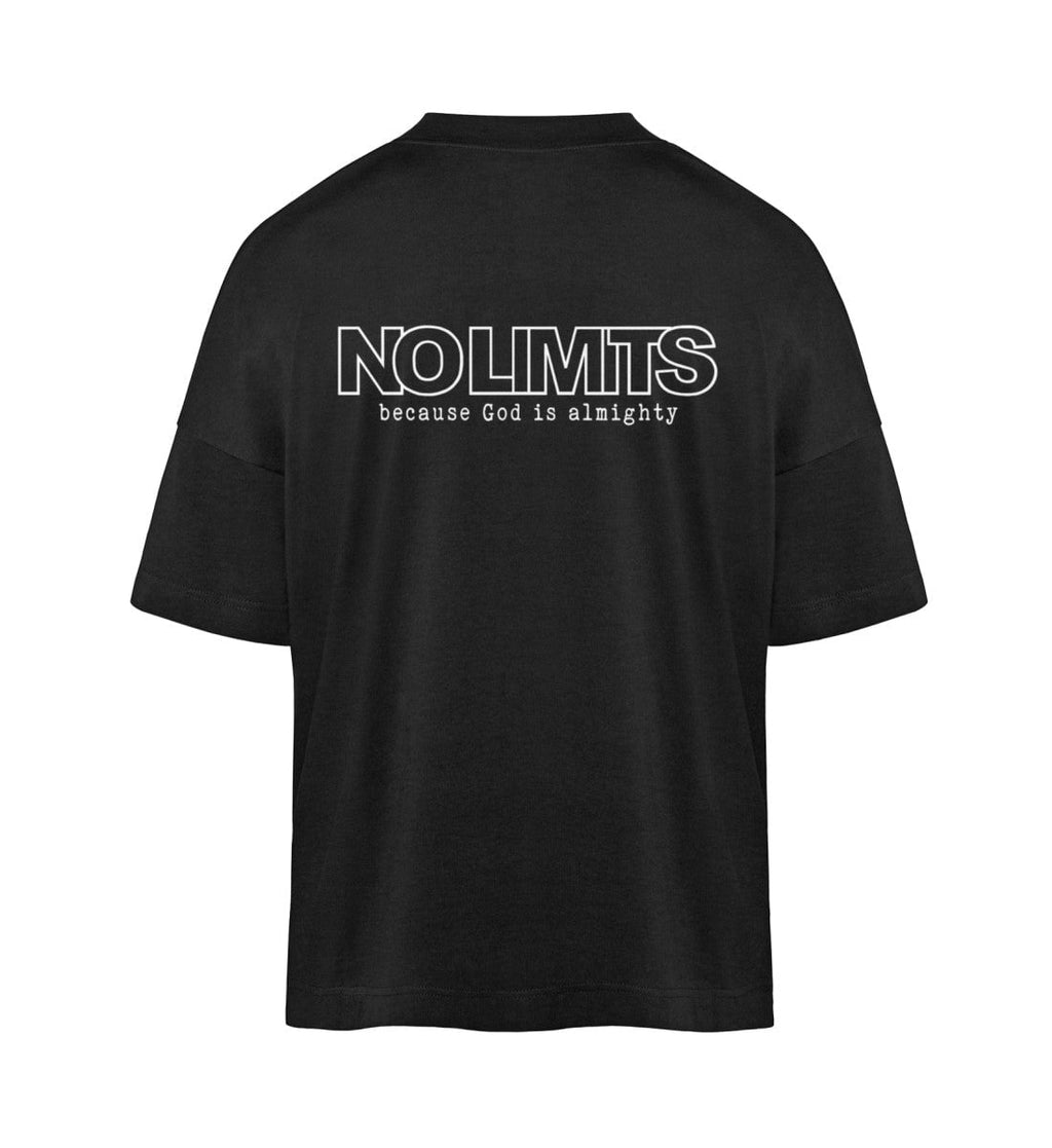 GOD IS ALMIGHTY STREETWEAR SHIRT BACKPRINT - Organic Oversized Shirt ST/ST Blaster Oversized Shirt ST/ST Shirtee Black XS 