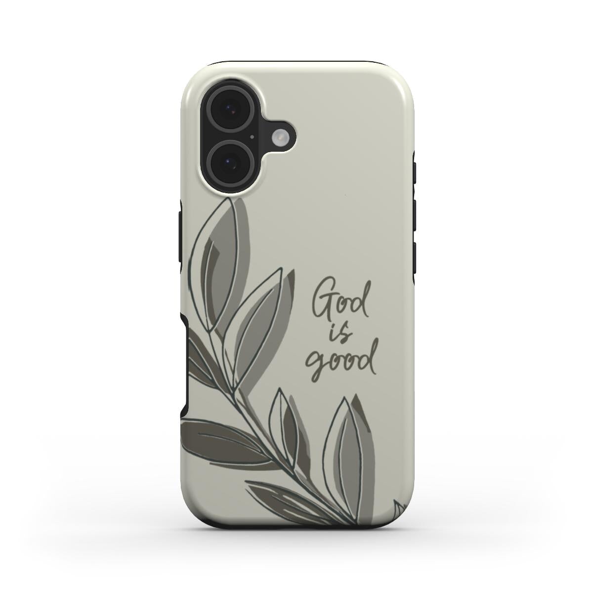 God is good Robuste Handyhülle in Creme Tech Accessories Podbase 