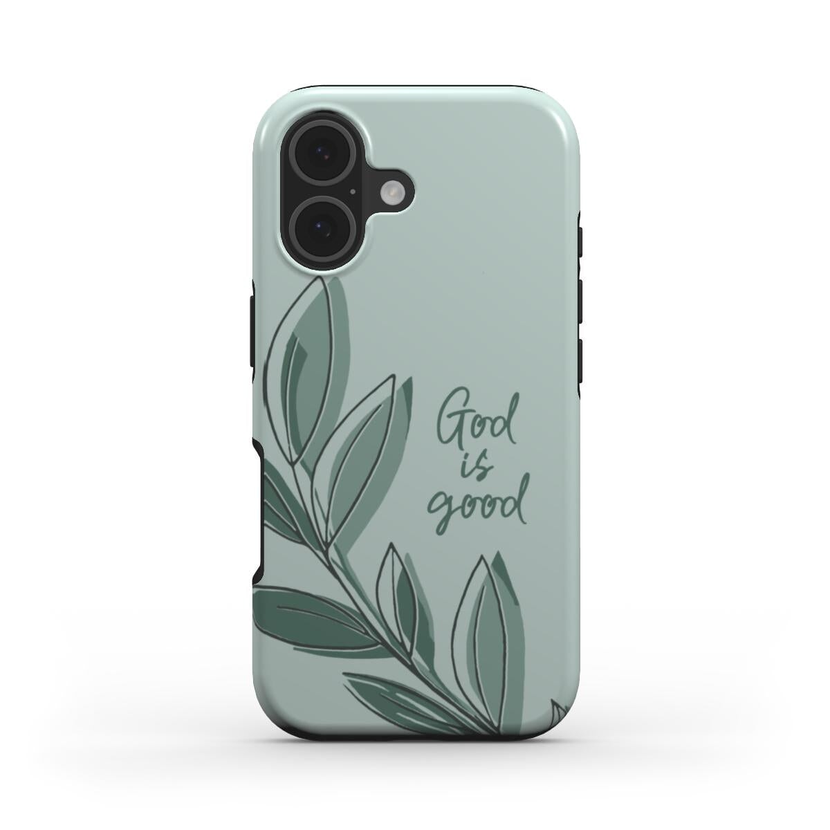God is good Robuste Handyhülle in Mint Tech Accessories Podbase 
