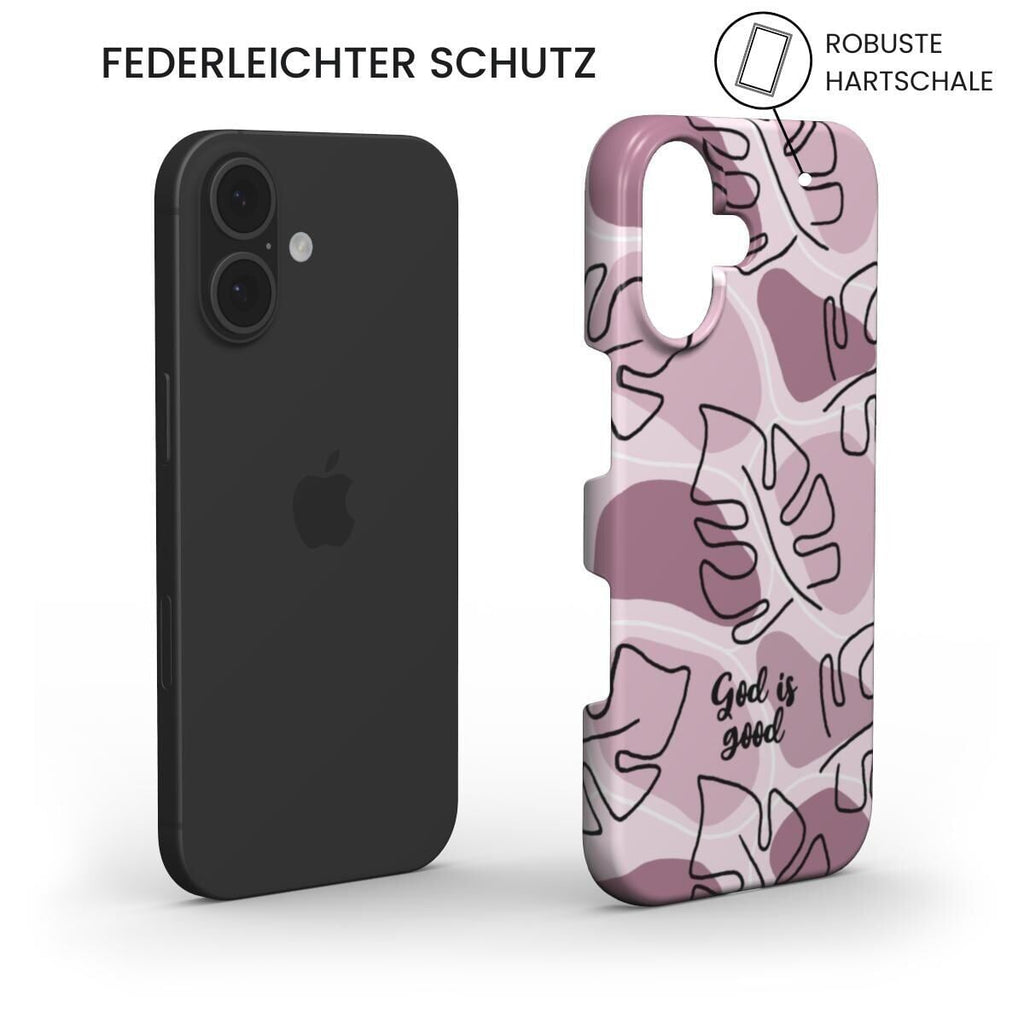 GOD IS GOOD ultradünne Handyhülle in Puderrosa Tech Accessories Podbase 