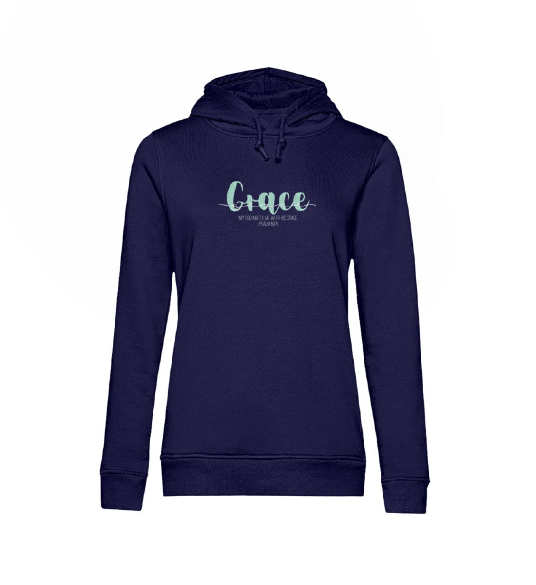 GOD's GRACE FRAUEN HOODIE grün - Damen Organic Hoodie B&C Damen Organic Hoodie B&C Shirtee Navy XS 