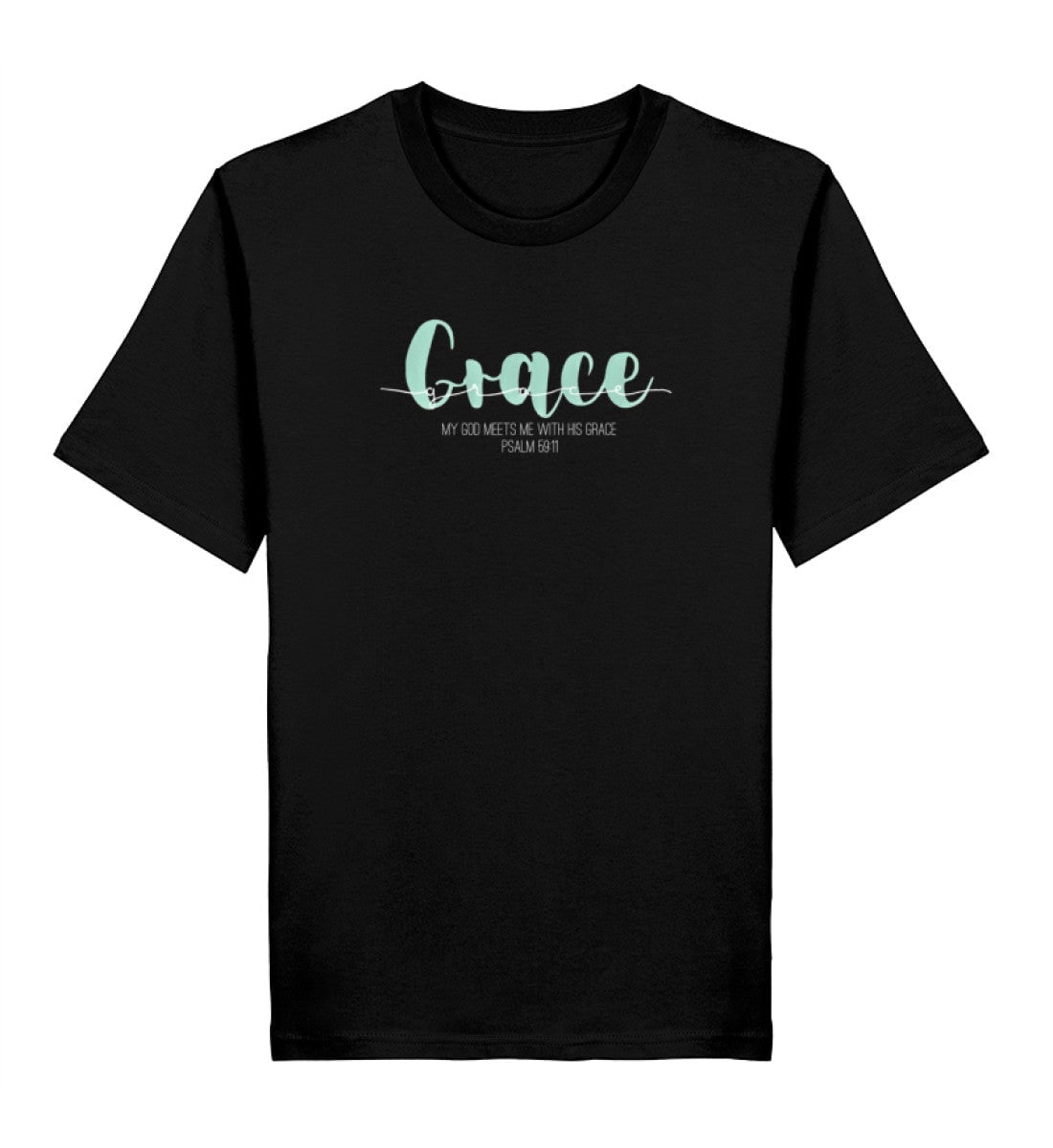 GOD's GRACE SHIRT grün - Herren Premium Organic Shirt 2.0 ST/ST Creator T-Shirt 2.0 ST/ST Shirtee Black XS 