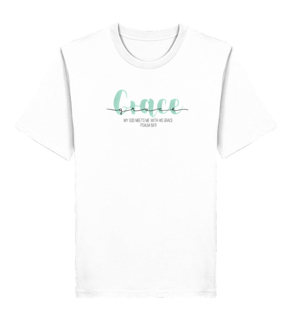GOD's GRACE SHIRT grün - Herren Premium Organic Shirt 2.0 ST/ST Creator T-Shirt 2.0 ST/ST Shirtee White XS 