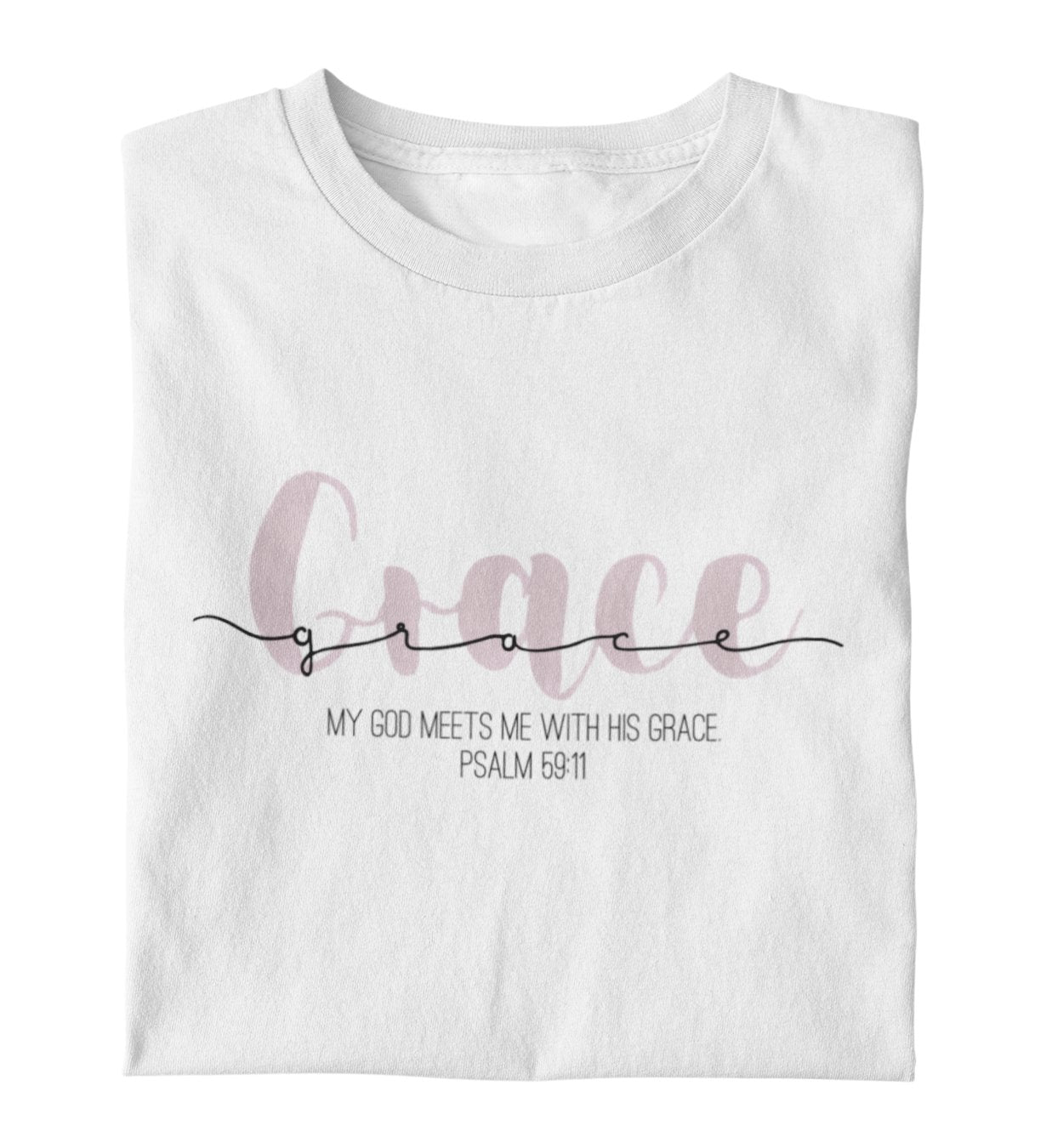 GOD'S GRACE SHIRT PINK Creator T-Shirt 2.0 ST/ST Shirtee Weiß XS 