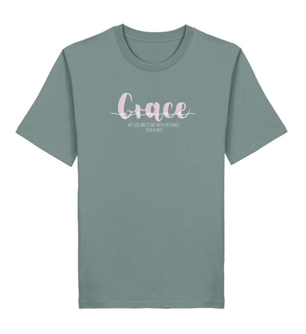 GOD's GRACE SHIRT Rosa - Herren Premium Organic Shirt 2.0 ST/ST Creator T-Shirt 2.0 ST/ST Shirtee Green Bay XS 