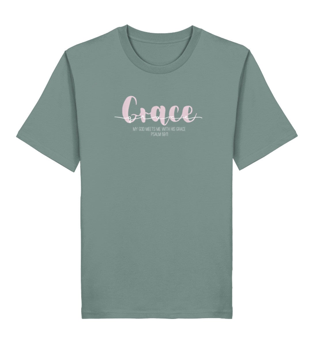 GOD's GRACE SHIRT Rosa - Herren Premium Organic Shirt 2.0 ST/ST Creator T-Shirt 2.0 ST/ST Shirtee Green Bay XS 