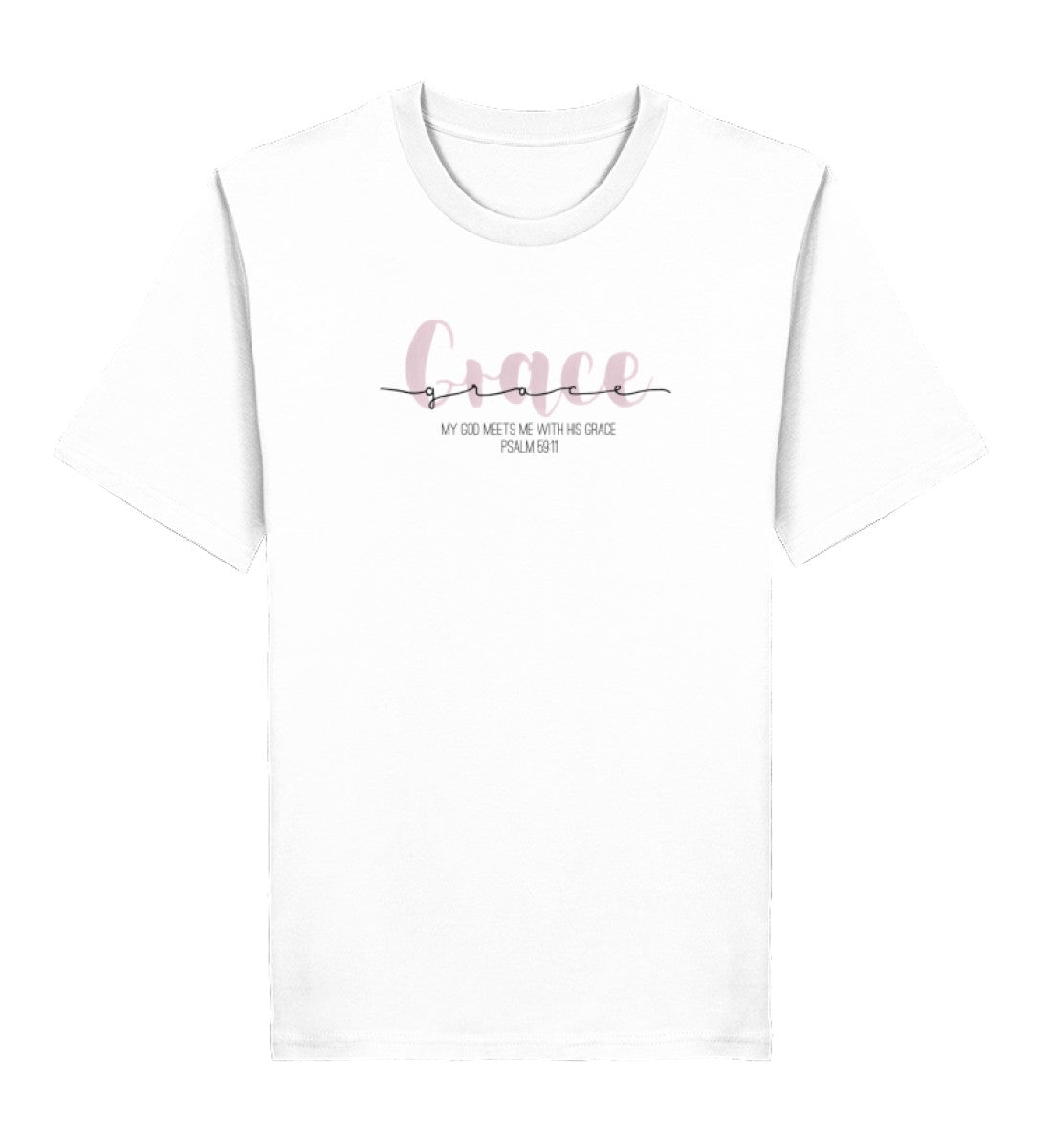 GOD's GRACE SHIRT rosa - Herren Premium Organic Shirt 2.0 ST/ST Creator T-Shirt 2.0 ST/ST Shirtee White XS 