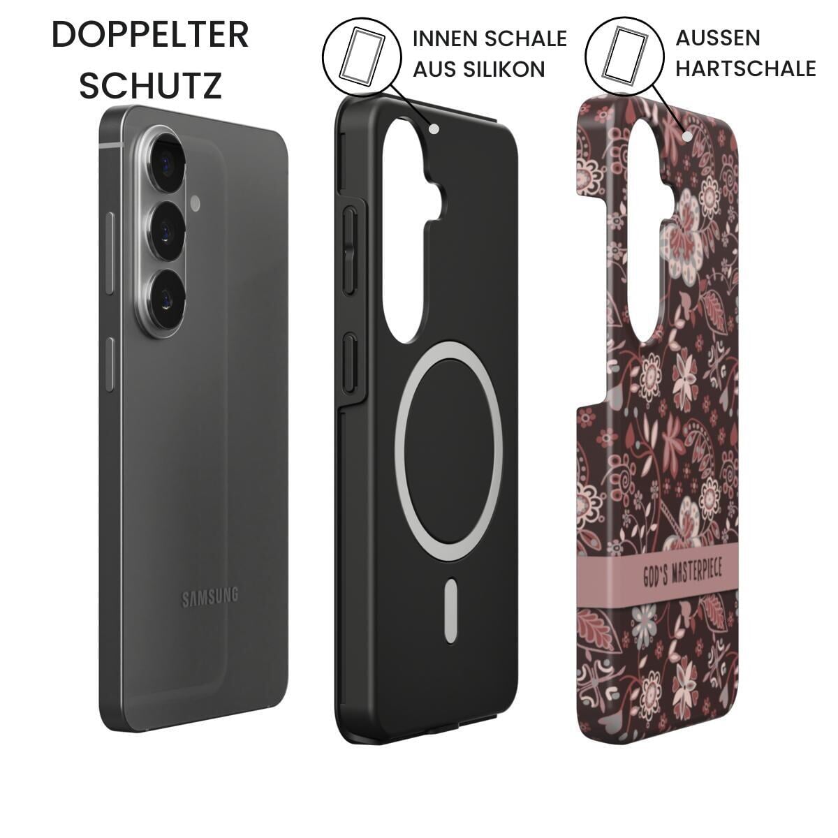 God's Masterpiece Magnetic Handyhülle in Rose Tech Accessories Podbase 