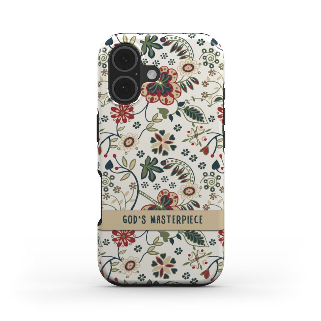 God's Masterpiece Robuste Handyhülle in Creme Tech Accessories Podbase 