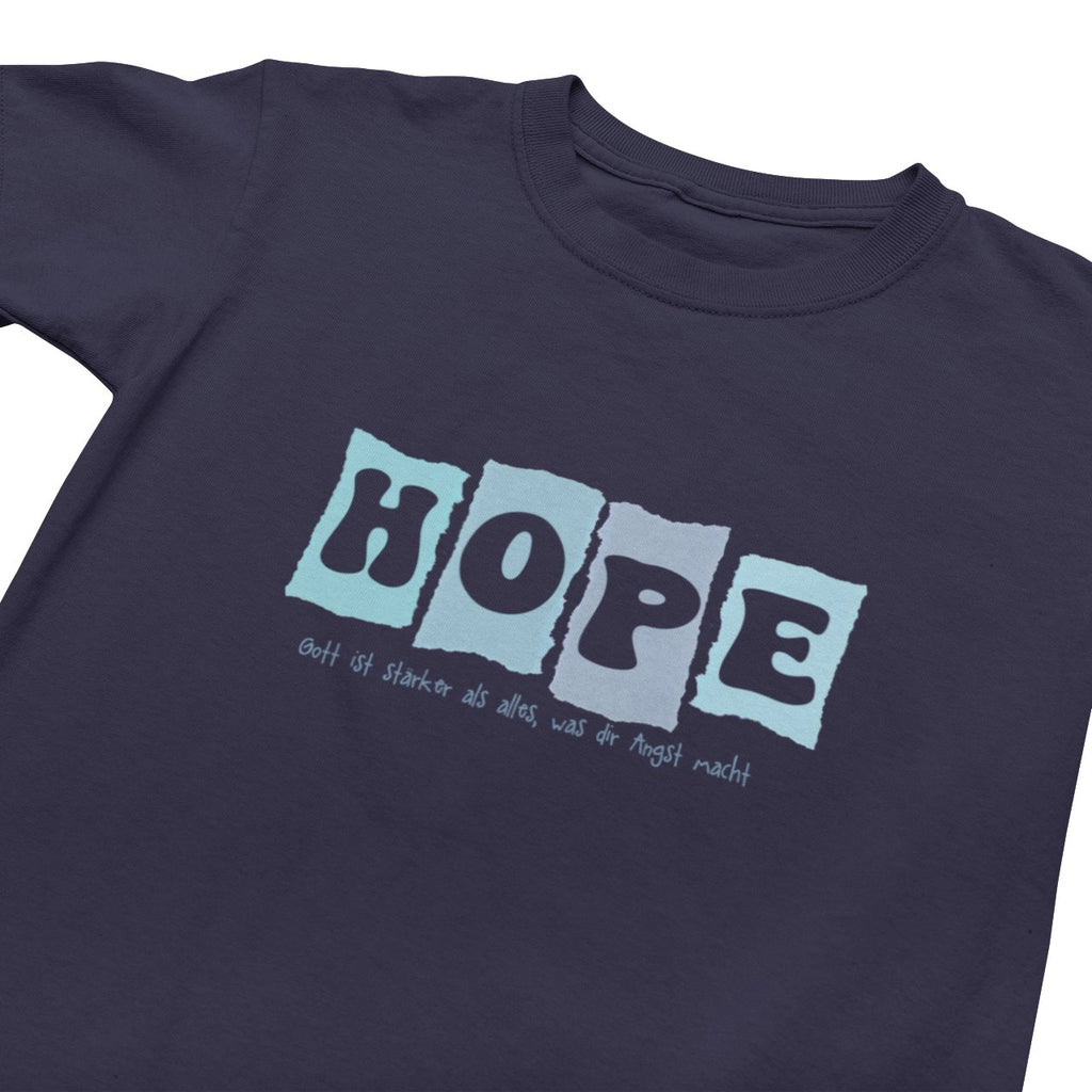 GOTT IST STÄRKER KINDER SHIRT BLAU Mini Creator T-Shirt 2.0 ST/ST Shirtee 