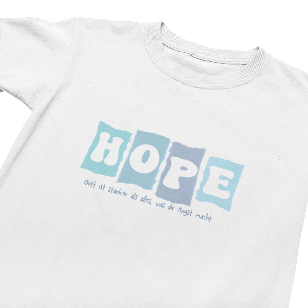GOTT IST STÄRKER KINDER SHIRT BLAU Mini Creator T-Shirt 2.0 ST/ST Shirtee 