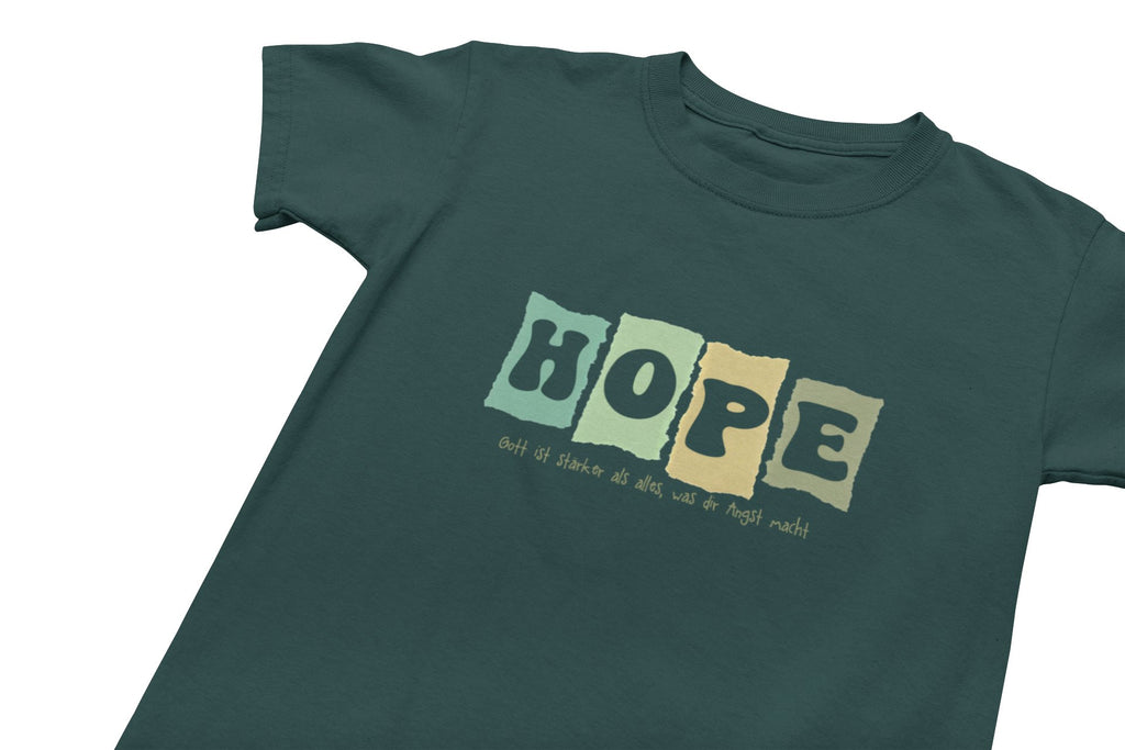 GOTT IST STÄRKER KINDER SHIRT GRÜN Mini Creator T-Shirt 2.0 ST/ST Shirtee 