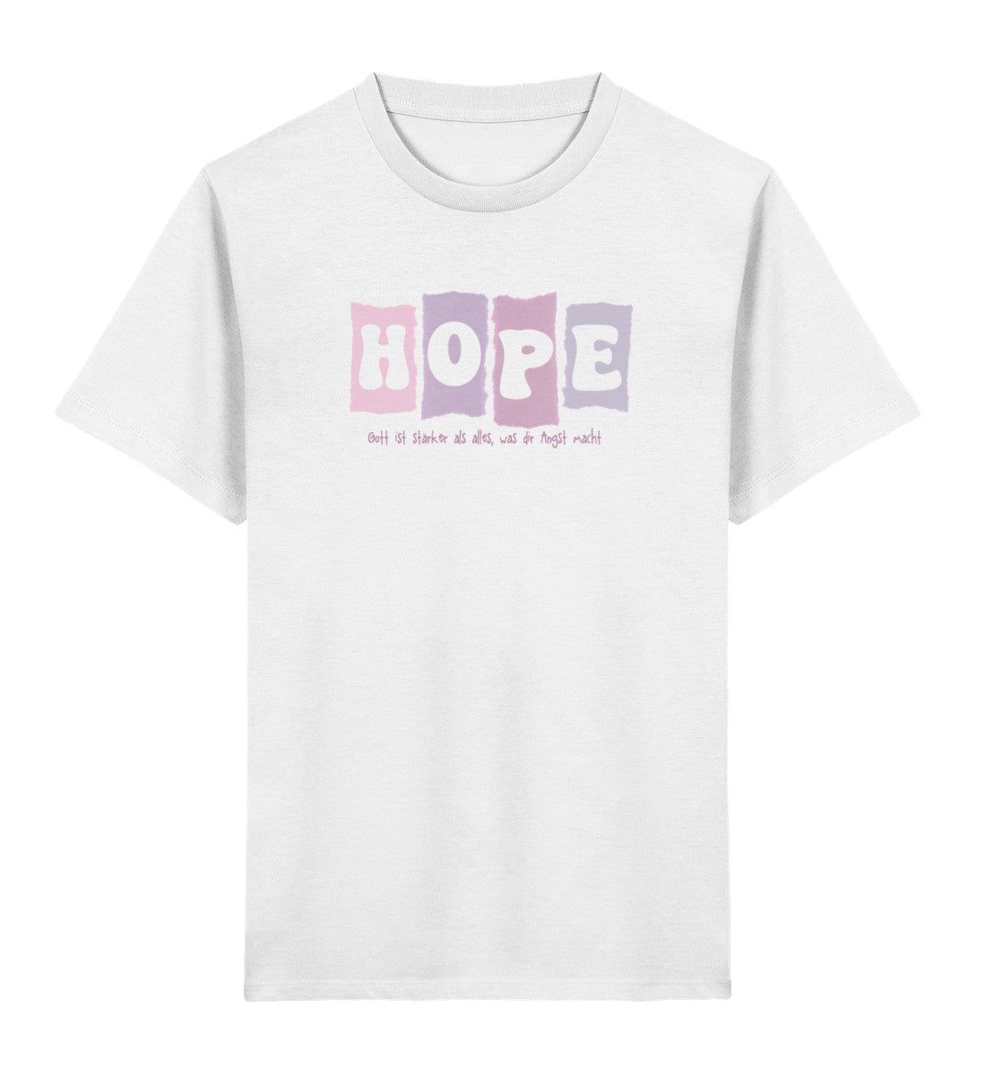 GOTT IST STÄRKER KINDER SHIRT PINK Mini Creator T-Shirt 2.0 ST/ST Shirtee Weiß 3/4 