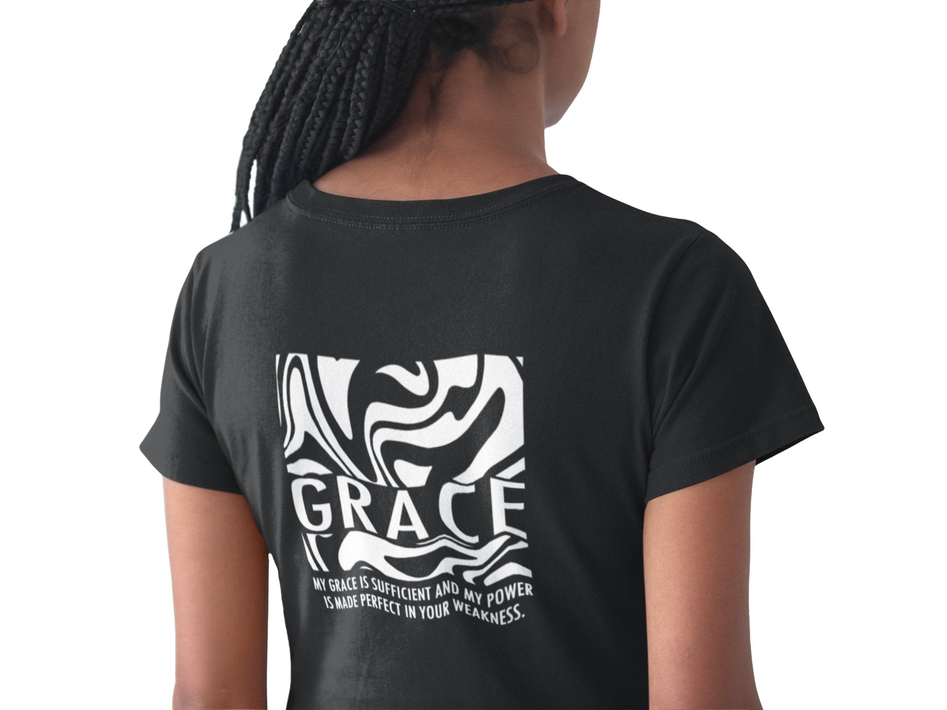 GRACE STREETWEAR FRAUEN SHIRT BACKPRINT Stella Muser Shirt ST/ST Shirtee 
