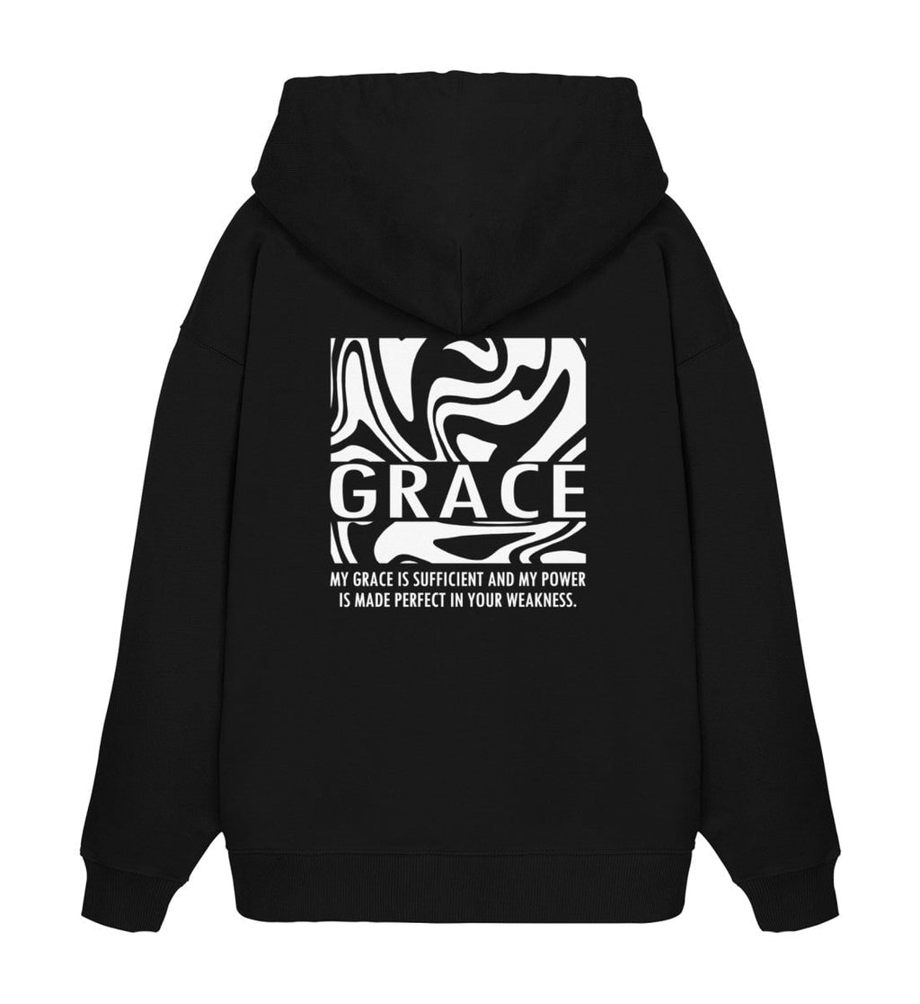 GRACE STREETWEAR OVERSIZED HOODIE BACKPRINT Slammer Oversize Hoodie 2.0 ST/ST Shirtee Schwarz XS 