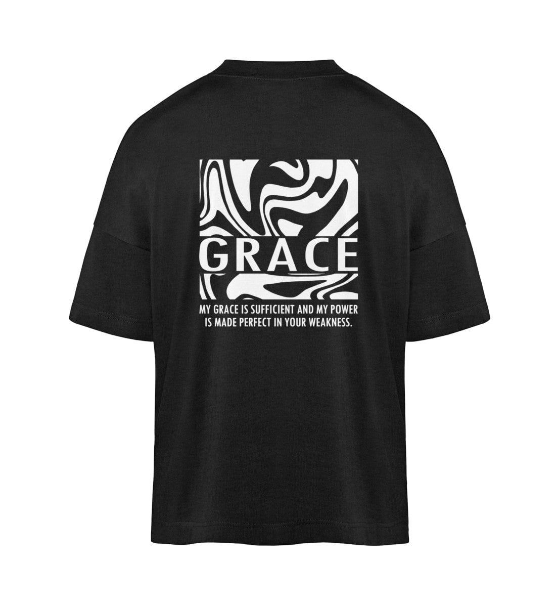 GRACE STREETWEAR OVERSIZED SHIRT BACKPRINT Blaster Oversized Shirt ST/ST Shirtee Schwarz XS 