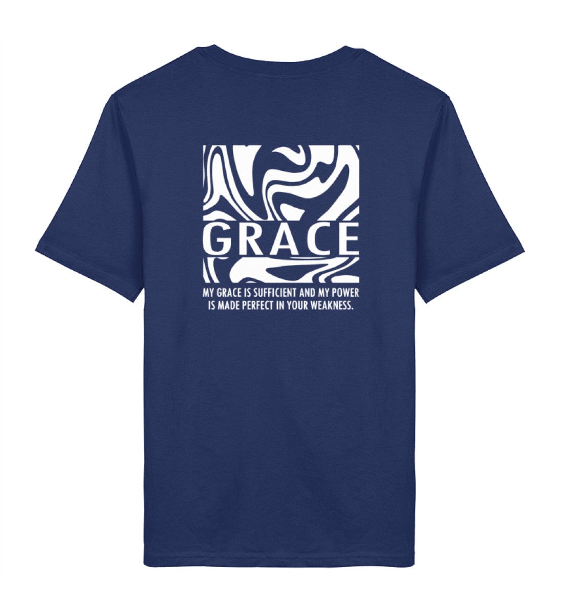 GRACE STREETWEAR SHIRT BACKPRINT - Herren Premium Organic Shirt 2.0 ST/ST Creator T-Shirt 2.0 ST/ST Shirtee French Navy XS 
