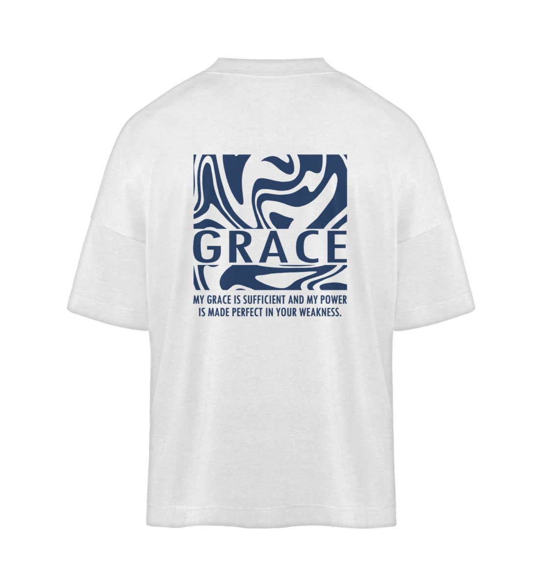 GRACE STREETWEAR SHIRT BACKPRINT - Organic Oversized Shirt ST/ST Blaster Oversized Shirt ST/ST Shirtee White S 