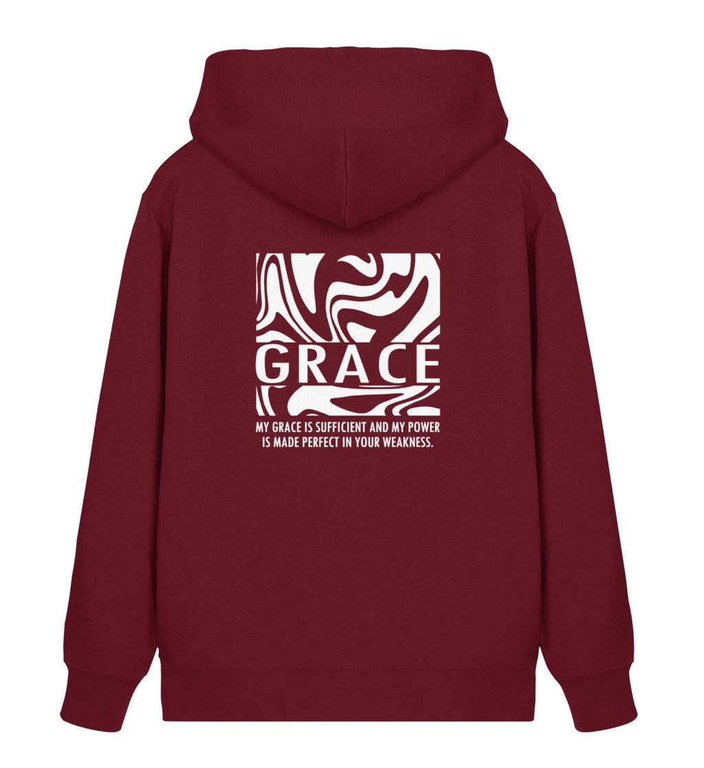 GRACE STREETWEAR ZIPPER BACKPRINT Connector Zipper 2.0 ST/ST Shirtee Burgund XS 