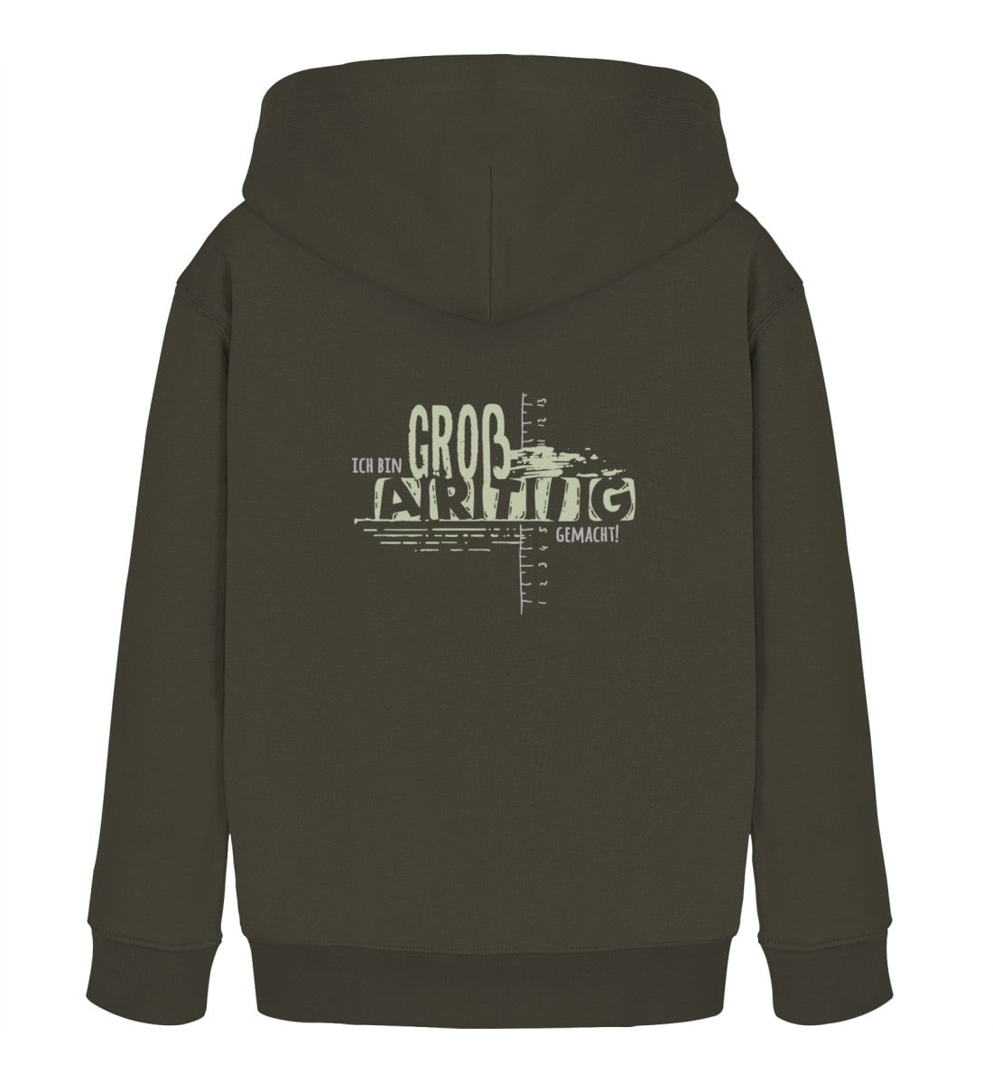 GROSSARTIG GEMACHT KINDER HOODIE Mini Cruiser Hoodie 2.0 ST/ST Shirtee Khaki 12/14 