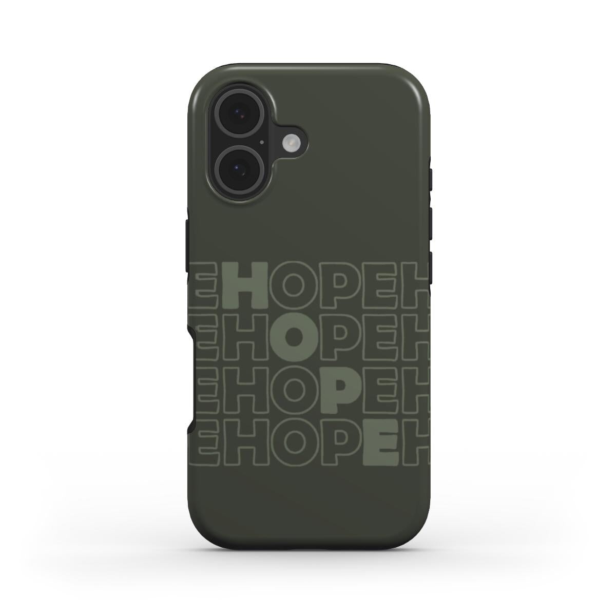 HOPE Robuste Handyhülle in Moos Tech Accessories Podbase 