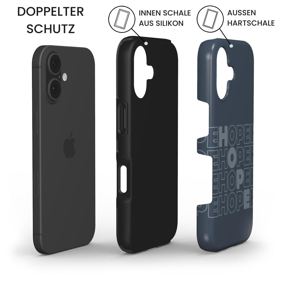 HOPE Robuste Handyhülle in Nachtblau Tech Accessories Podbase 