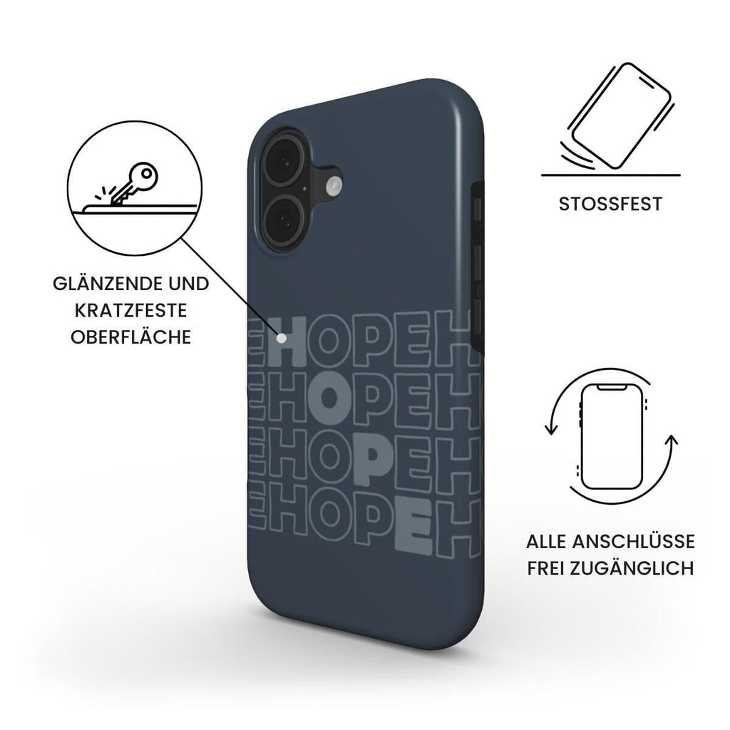 HOPE Robuste Handyhülle in Nachtblau Tech Accessories Podbase 