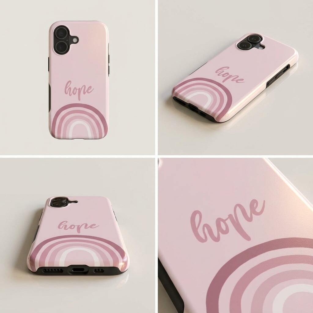 HOPE robuste Handyhülle in Rosa Tech Accessories Podbase 