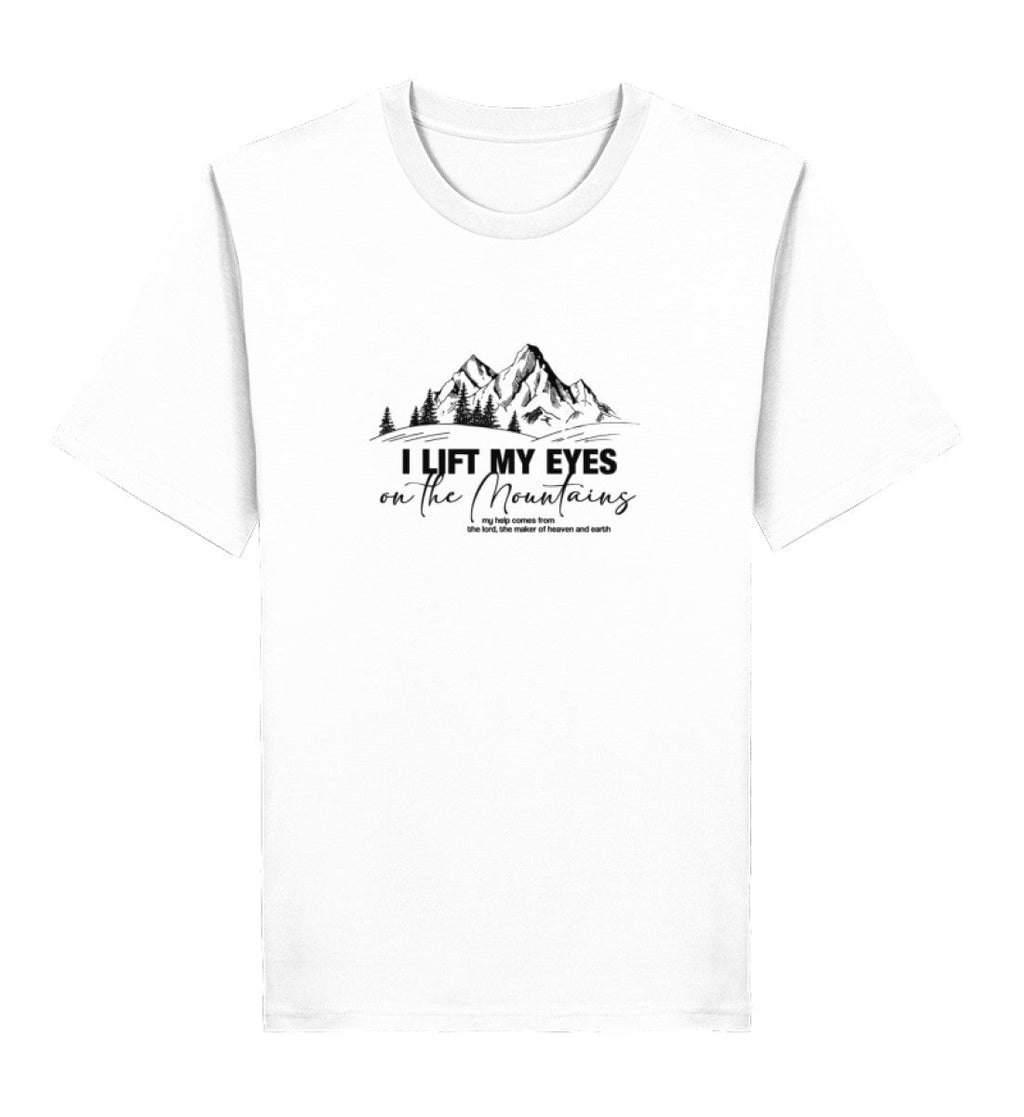 I lift my eyes on the mountains - Herren Premium Organic Shirt 2.0 ST/ST Creator T-Shirt 2.0 ST/ST Shirtee White XS 