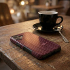 Ichthys Robuste Handyhülle in Dunkelrot Tech Accessories Podbase 