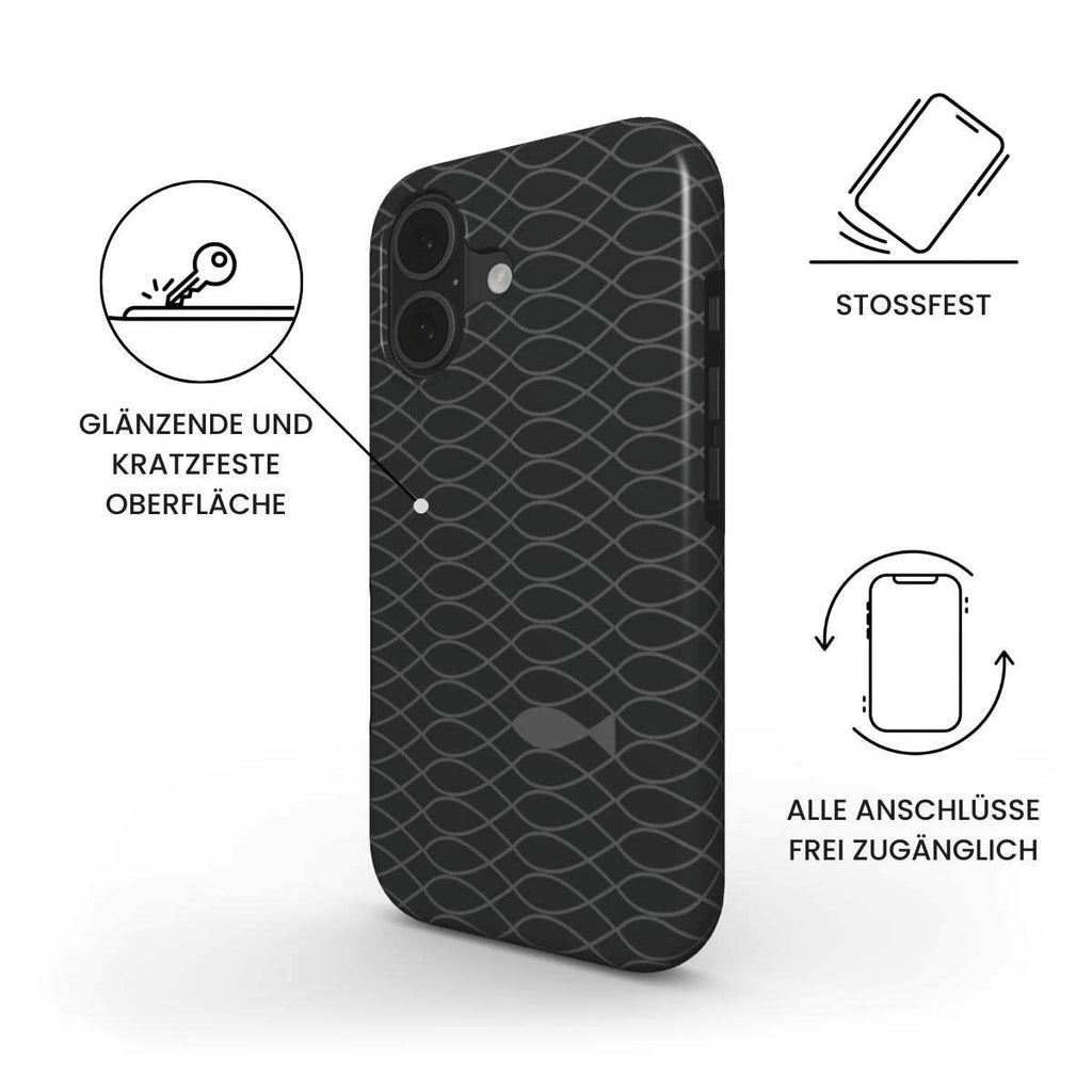 Ichthys Robuste Handyhülle in Grau Tech Accessories Podbase 