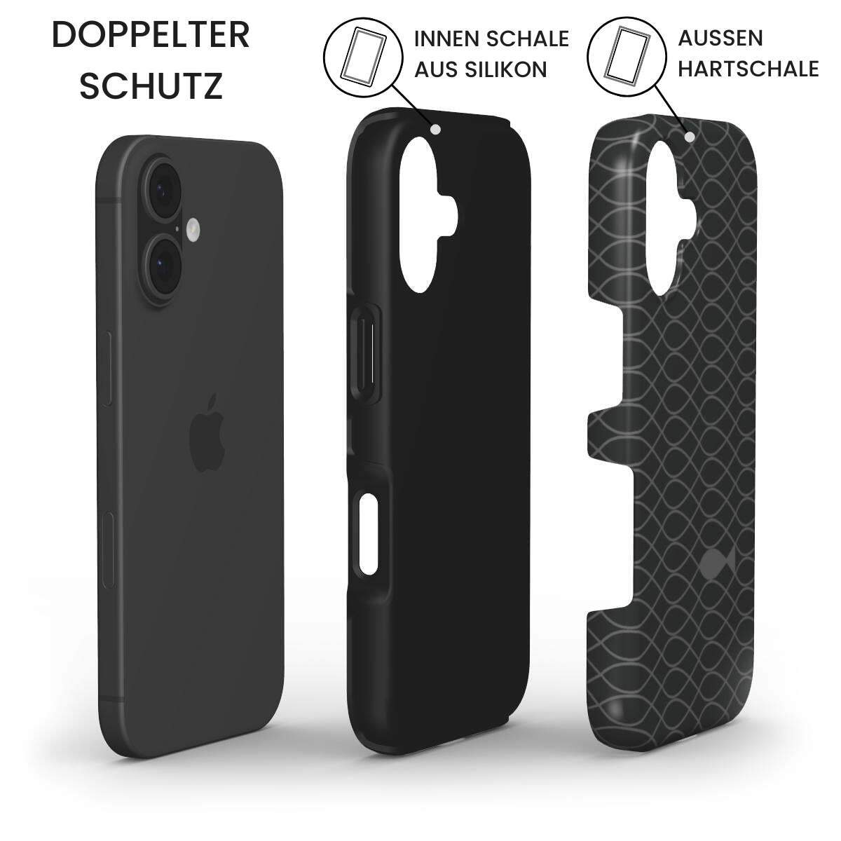 Ichthys Robuste Handyhülle in Grau Tech Accessories Podbase 