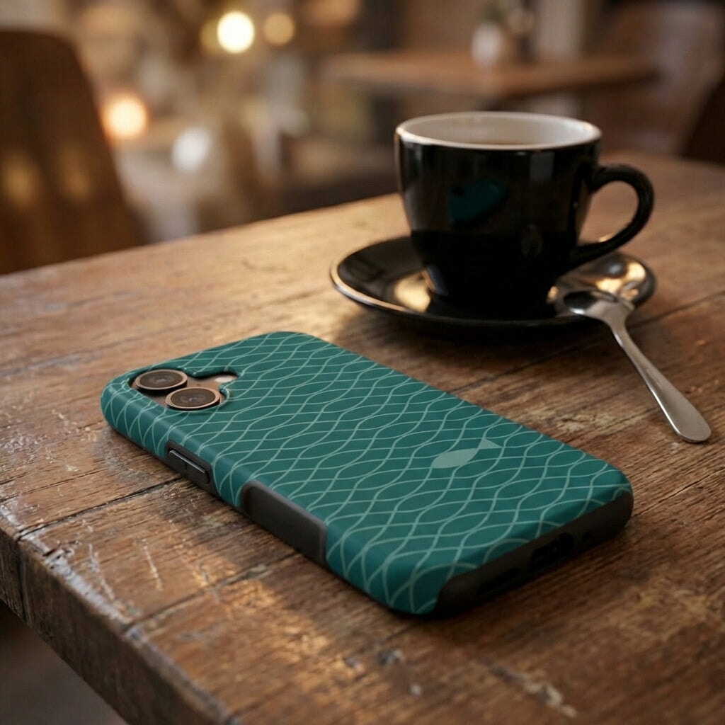 Ichthys Robuste Handyhülle in Türkis Tech Accessories Podbase 