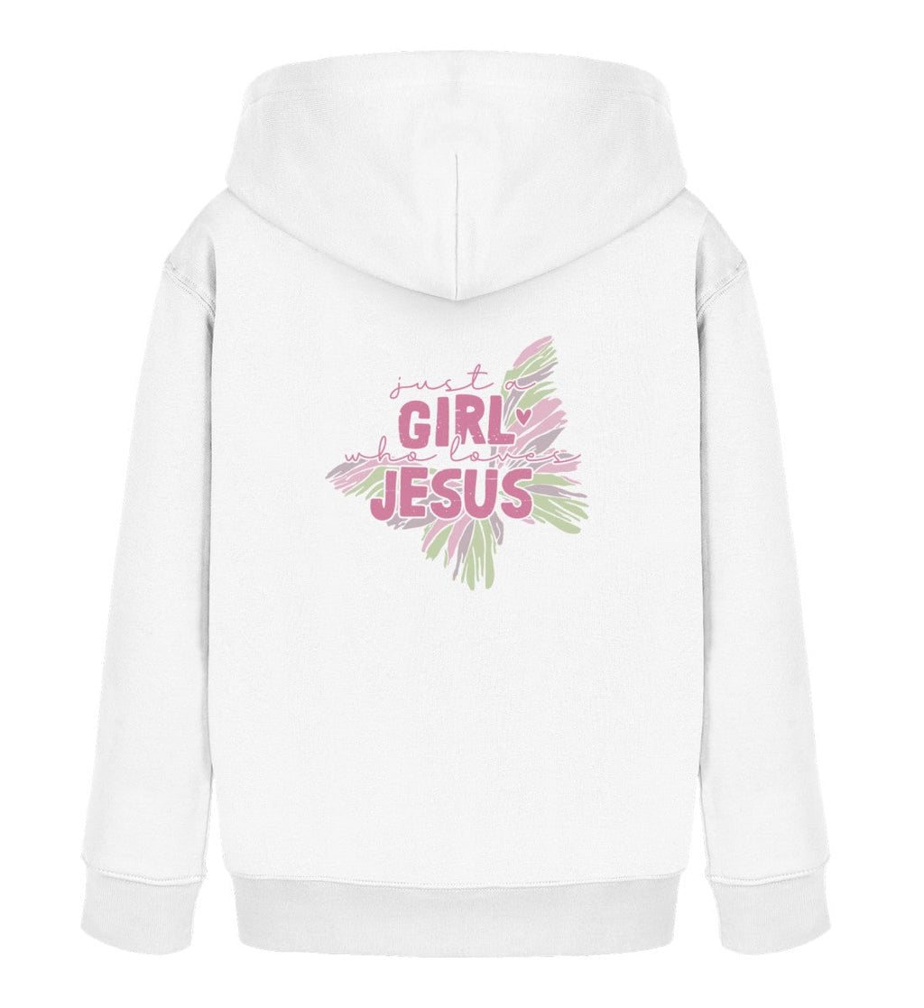 Jesus Girl Kinder Hoodie weiss - Mini Cruiser Hoodie 2.0 ST/ST Mini Cruiser Hoodie 2.0 ST/ST Shirtee White 3/4 