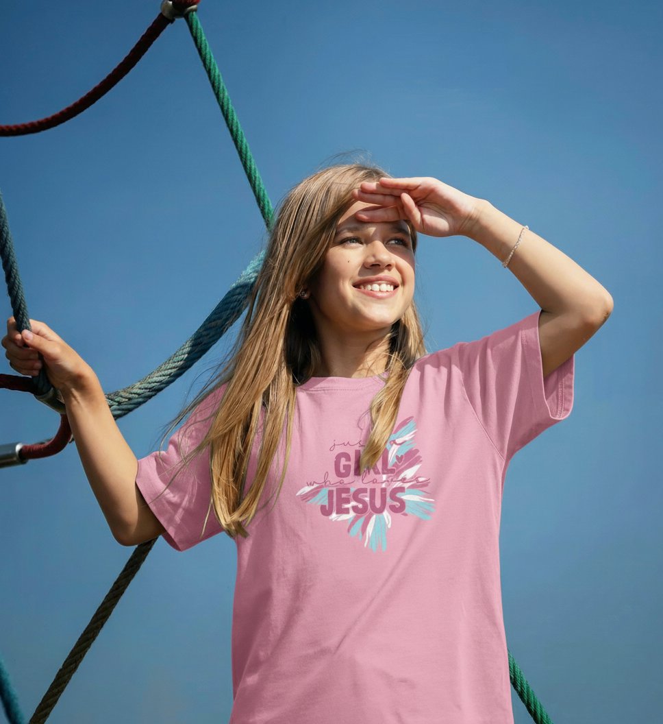 JESUS GIRL KINDER SHIRT Mini Creator T-Shirt 2.0 ST/ST Shirtee 