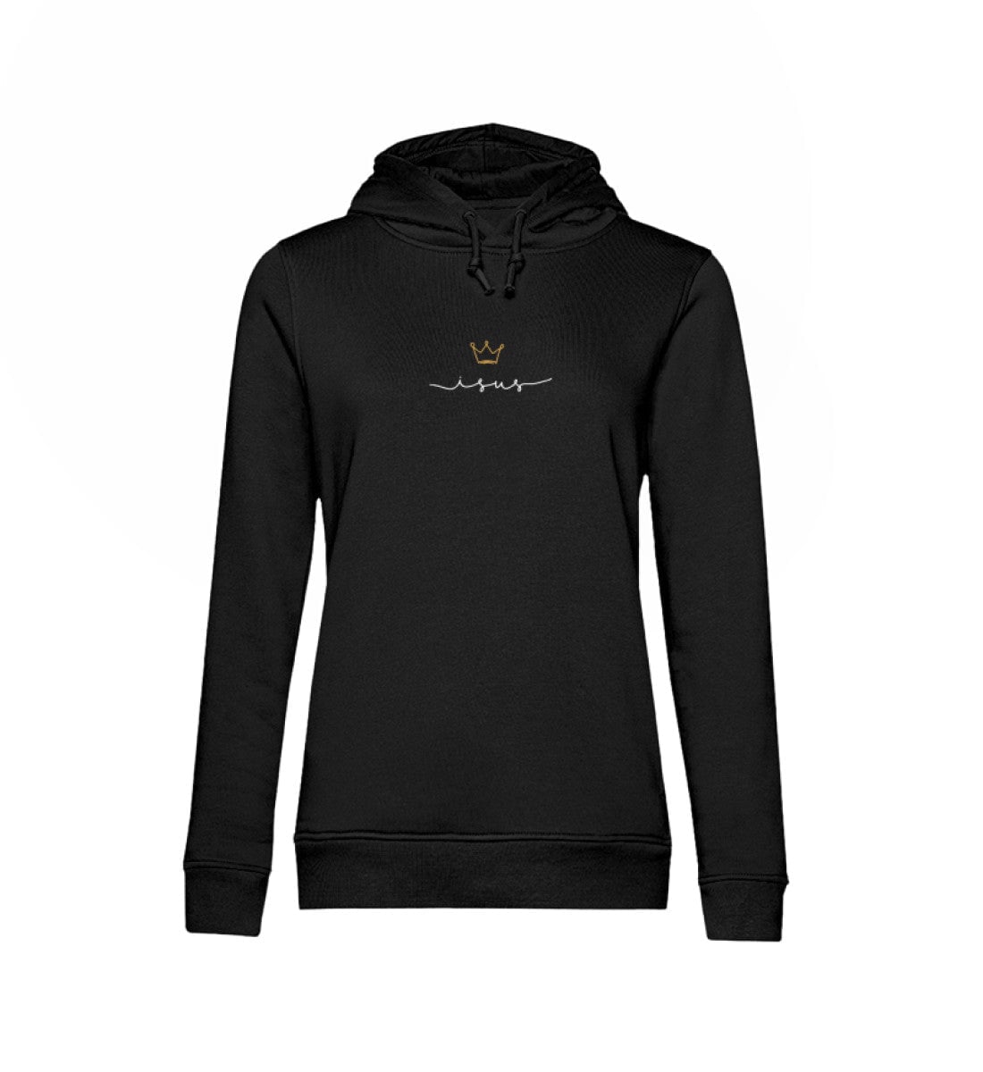 JESUS IS KING FRAUEN HOODIE RUMÄNISCH - Damen Organic Hoodie B&C Damen Organic Hoodie B&C Shirtee Black XS 