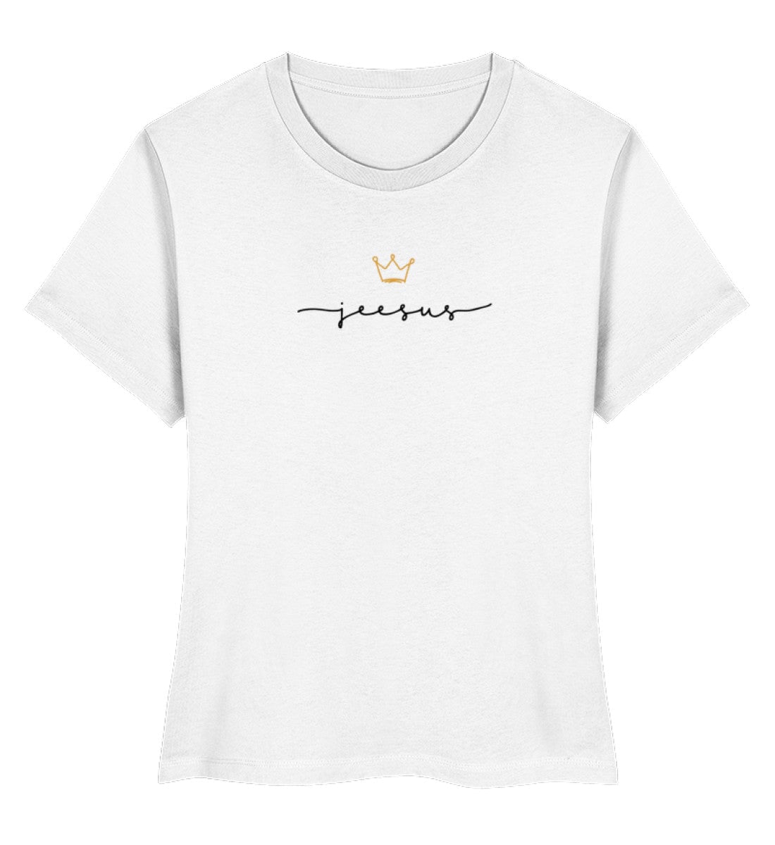 JESUS IS KING FRAUEN SHIRT ESTNISCH - Damen Premium Organic Shirt Stella Muser Shirt ST/ST Shirtee White XS 