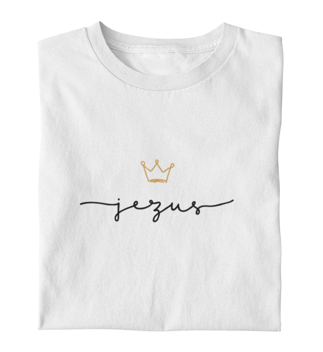 JESUS IS KING FRAUEN SHIRT POLNISCH Stella Muser Shirt ST/ST Shirtee Weiß XS 