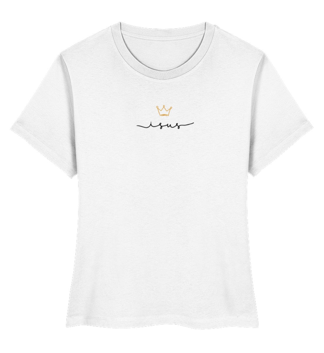 JESUS IS KING FRAUEN SHIRT RUMÄNISCH - Damen Premium Organic Shirt Stella Muser Shirt ST/ST Shirtee White XS 