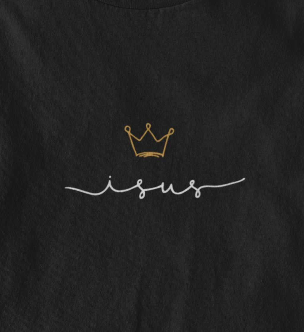 JESUS IS KING FRAUEN SHIRT RUMÄNISCH Stella Muser Shirt ST/ST Shirtee 
