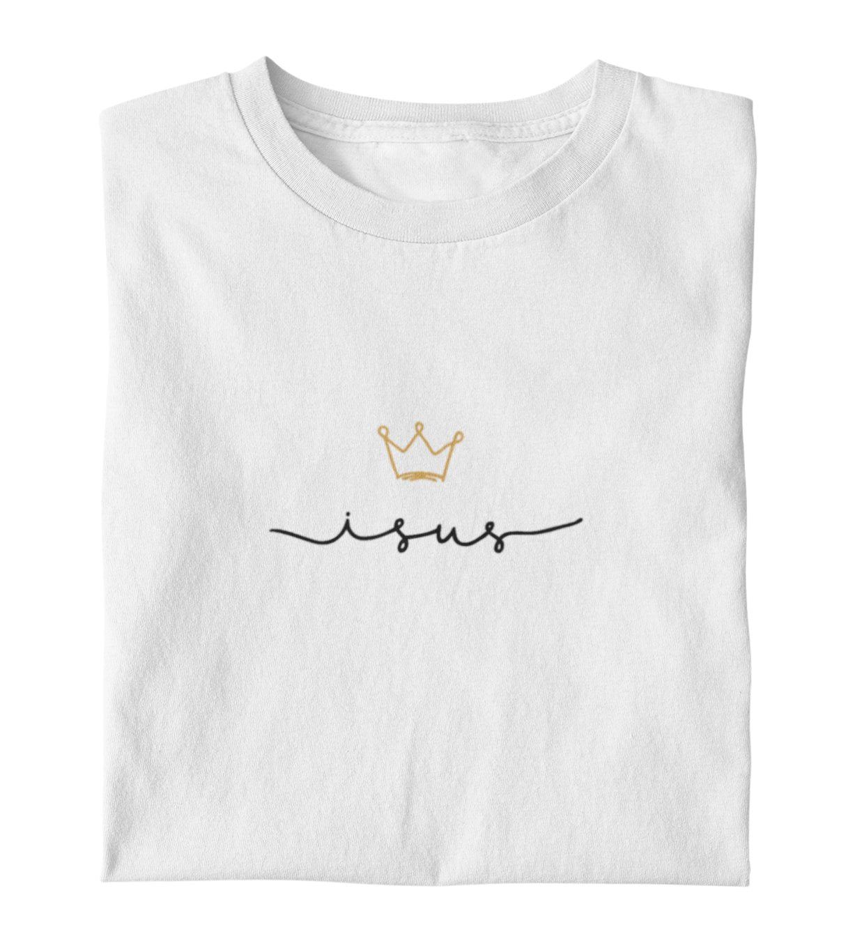 JESUS IS KING FRAUEN SHIRT RUMÄNISCH Stella Muser Shirt ST/ST Shirtee Weiß XS 