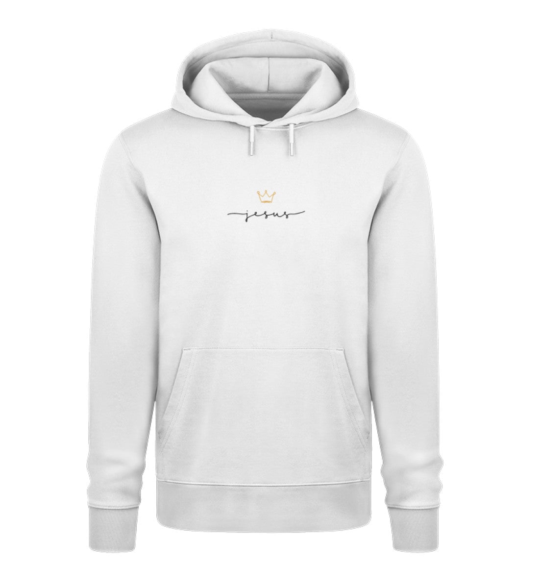 JESUS IS KING HOODIE - Unisex Organic Hoodie 2.0 ST/ST Cruiser Hoodie 2.0 ST/ST Shirtee White S 